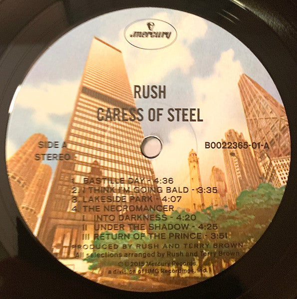 Rush : Caress Of Steel (LP, Album, RE)