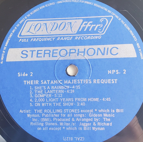 The Rolling Stones : Their Satanic Majesties Request (LP, Album, Len)