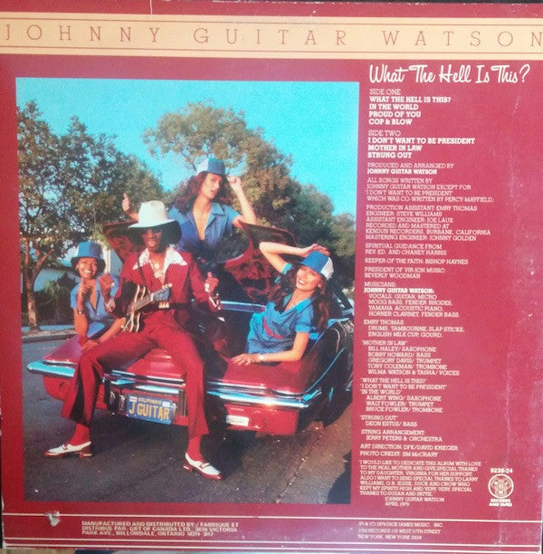 Johnny Guitar Watson : What The Hell Is This? (LP, Album)