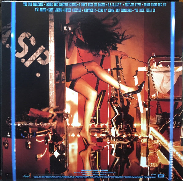 W.A.S.P. : Inside The Electric Circus (LP, Album)