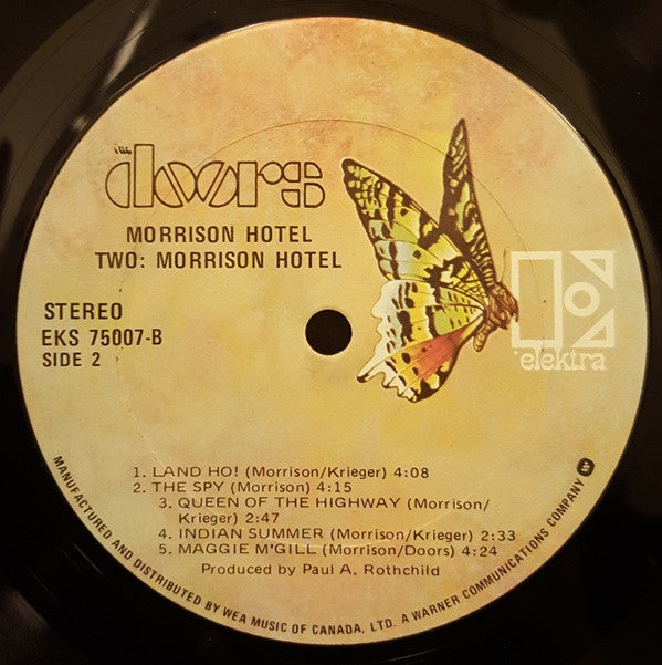 The Doors : Morrison Hotel (LP, Album, RE, Gat)