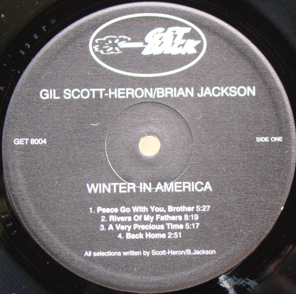 Gil Scott-Heron & Brian Jackson : Winter In America (LP, Album, RE, Gat)