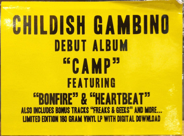 Childish Gambino : Camp (2xLP, Album, Ltd, 180)