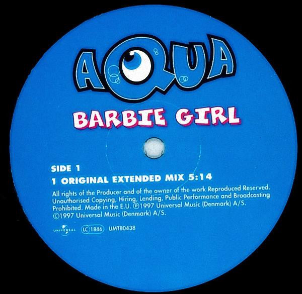 Aqua : Barbie Girl (12")