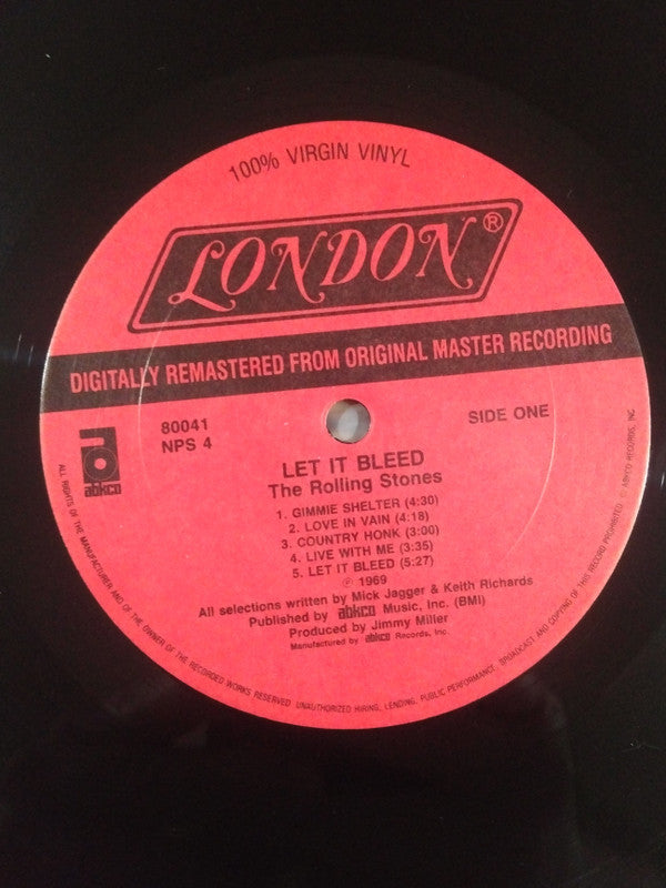 The Rolling Stones : Let It Bleed (LP, Album, RE, RM)