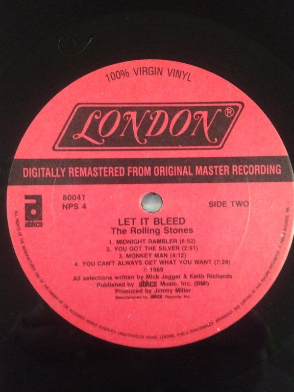 The Rolling Stones : Let It Bleed (LP, Album, RE, RM)