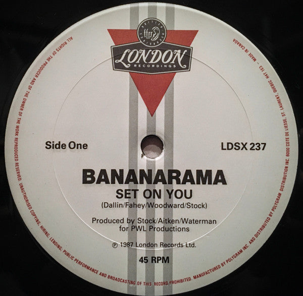 Bananarama : Set On You (12", Maxi)