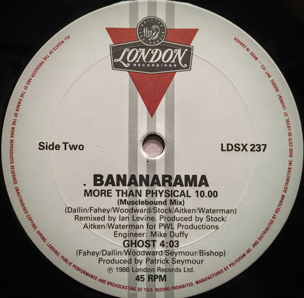 Bananarama : Set On You (12", Maxi)