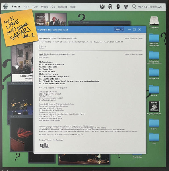 Nick Lowe : (Not) Indoor Safari Vol. 1 (LP, Album, RSD, Ltd)