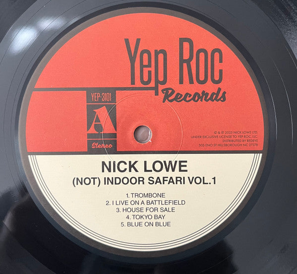 Nick Lowe : (Not) Indoor Safari Vol. 1 (LP, Album, RSD, Ltd)