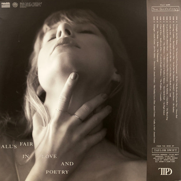 Taylor Swift : The Tortured Poets Department: The Anthology (LP, Cle + LP, Gre + LP, Dar + LP, Gol + Album)