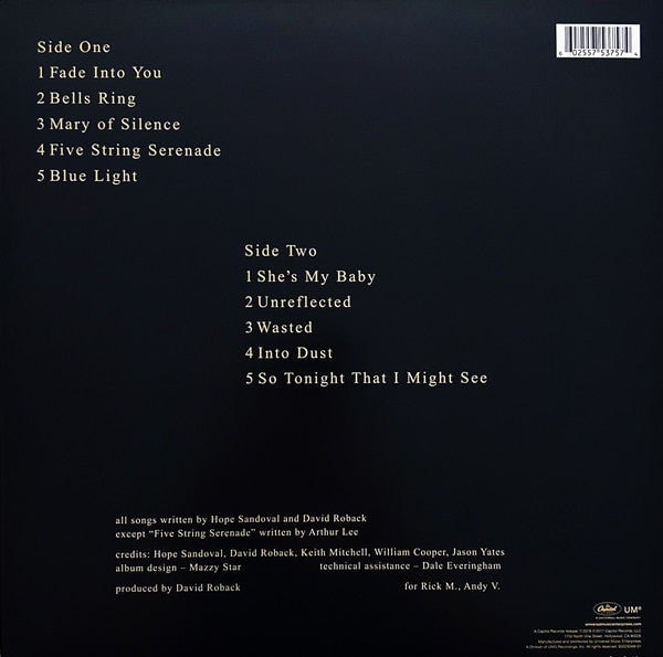 Mazzy Star : So Tonight That I Might See (LP, Album, RE)