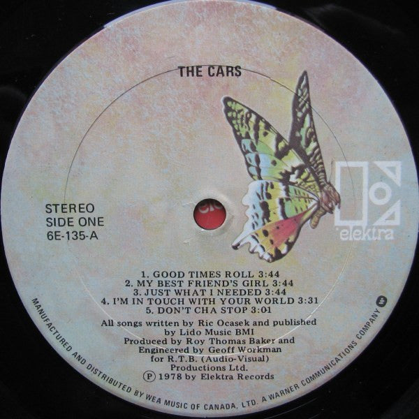 The Cars : The Cars (LP, Album, Imp)