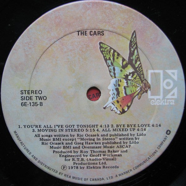 The Cars : The Cars (LP, Album, Imp)
