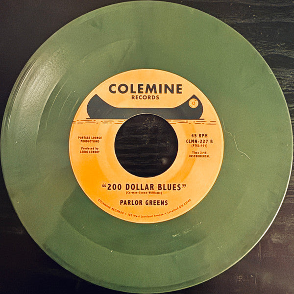 Parlor Greens : Driptorch / 200 Dollar Blues (7", Ltd, Cam)