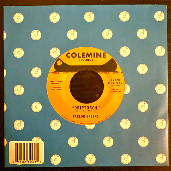 Parlor Greens : Driptorch / 200 Dollar Blues (7", Ltd, Cam)