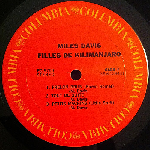 Miles Davis : Filles De Kilimanjaro (LP, Album, RE)
