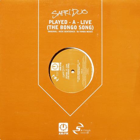 Safri Duo : Played - A - Live (The Bongo Song) (12", Single)