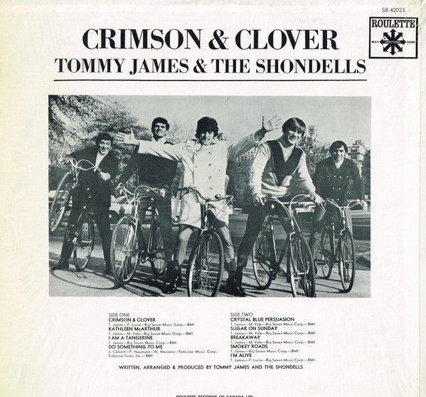 Tommy James & The Shondells : Crimson & Clover (LP, Album)
