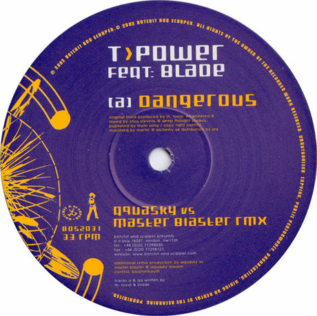 T>Power* Feat: Blade (3) : Dangerous (12")