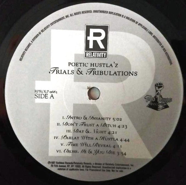 Poetic Hustla'z : Trials & Tribulations (LP)