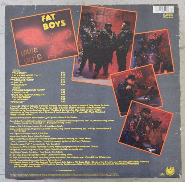 Fat Boys : Coming Back Hard Again (LP, Album)