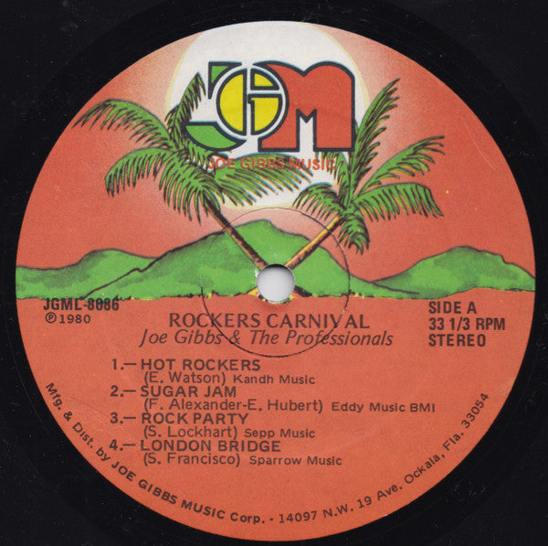 Joe Gibbs & The Professionals : Rockers Carnival (LP, Album)