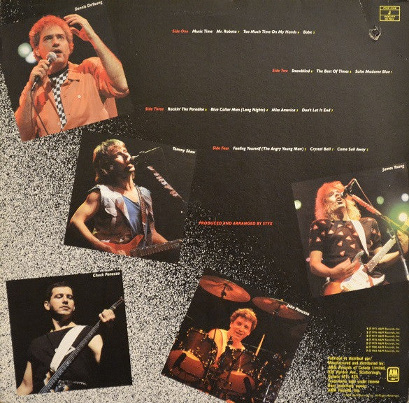 Styx : Caught In The Act Live (2xLP, Album, Gat)