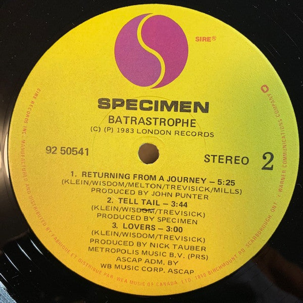 Specimen : Batastrophe (12", MiniAlbum)