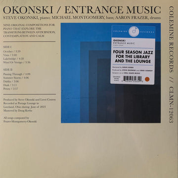 Steve Okonski : Entrance Music (LP, Album, Ora)