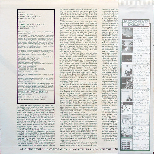 Ted Curson & Company : Quicksand (LP, Album)