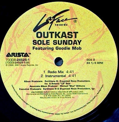 OutKast : Ms. Jackson / Sole Sunday (12")