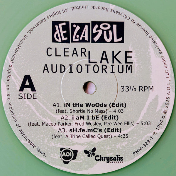 De La Soul : Clear Lake Audiotorium (12", EP, Ltd, RE, RP, Cle)