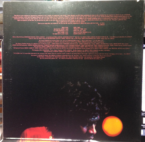 Al Green : Truth N' Time (LP, Album, Gat)