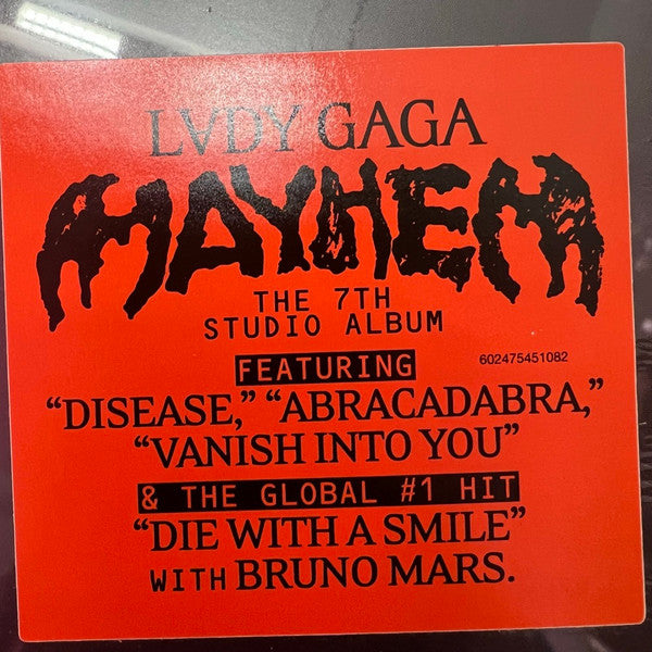 Lady Gaga : Mayhem (LP + LP, S/Sided, Etch + Album)