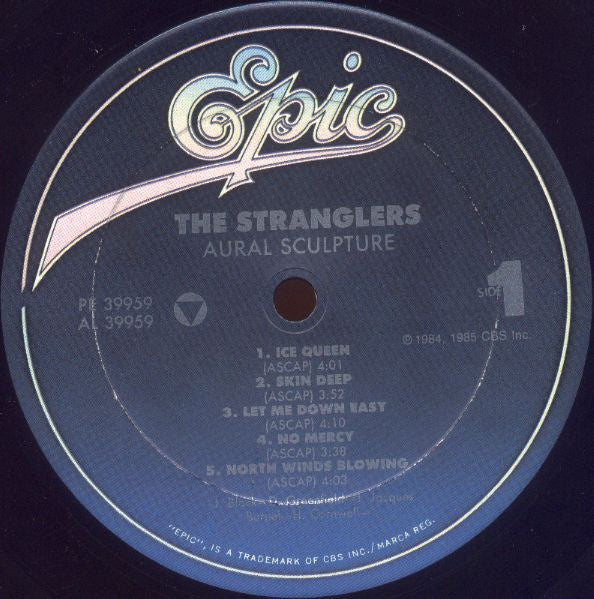 The Stranglers : Aural Sculpture (LP, Album, RE)