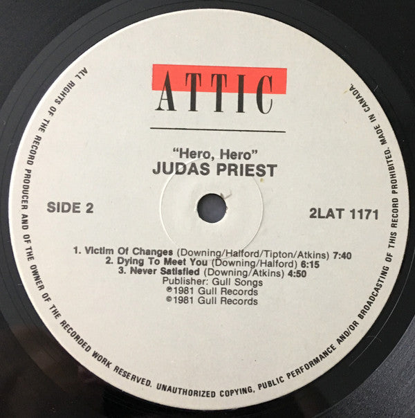 Judas Priest : Hero, Hero (2xLP, Comp)