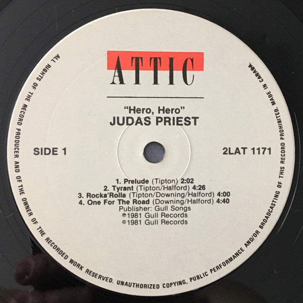 Judas Priest : Hero, Hero (2xLP, Comp)