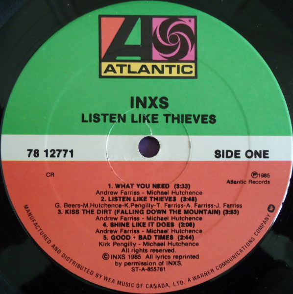 INXS : Listen Like Thieves (LP, Album)
