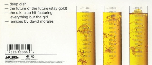 Deep Dish With Everything But The Girl : The Future Of The Future (Stay Gold) (12", Die)