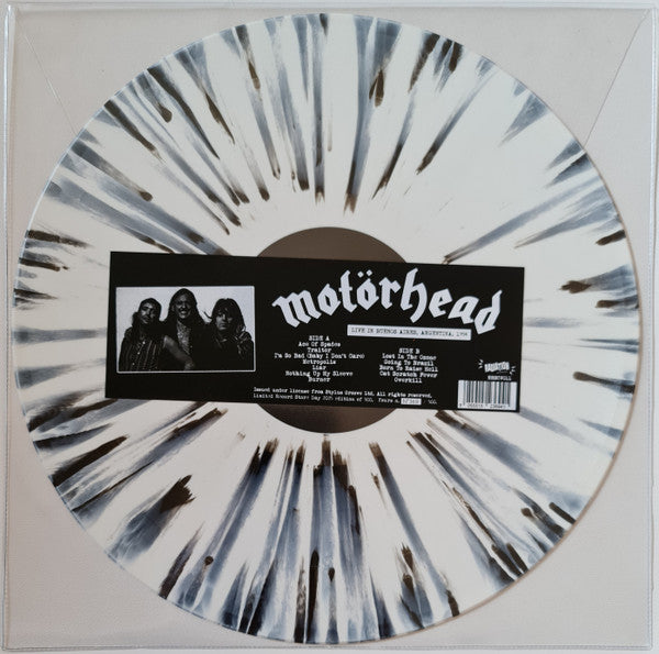 Motörhead : Live In Buenos Aires, Argentina, 1994 (LP, RSD, Ltd, Num, Whi)