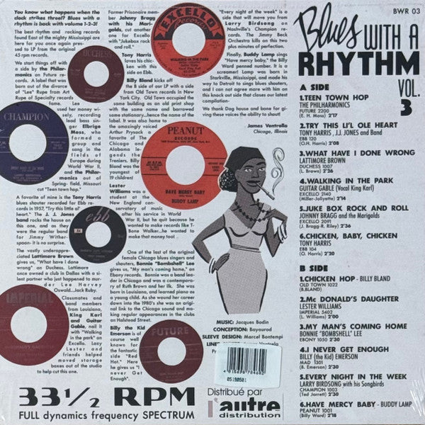 Various : Blues With A Rhythm Vol.3 My Man's Coming Home (LP, Comp)