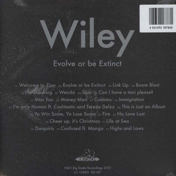 Wiley (2) : Evolve Or Be Extinct (3xLP, Album, Ltd)