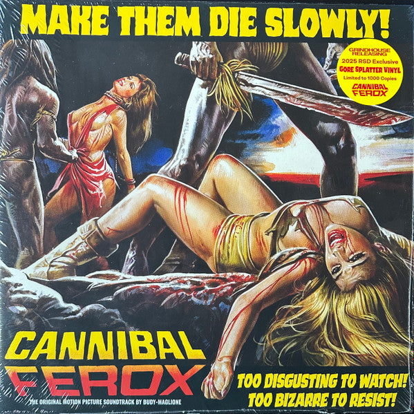 Budy Maglione : Cannibal Ferox (The Original Motion Picture Soundtrack) (LP, Album, RSD, Ltd, RM, Cle)