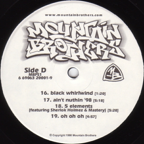 Mountain Brothers : Self: Volume I (2xLP, Album)