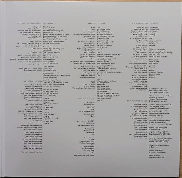 Depeche Mode : Music For The Masses (LP, Album, RE, RM, Gat)