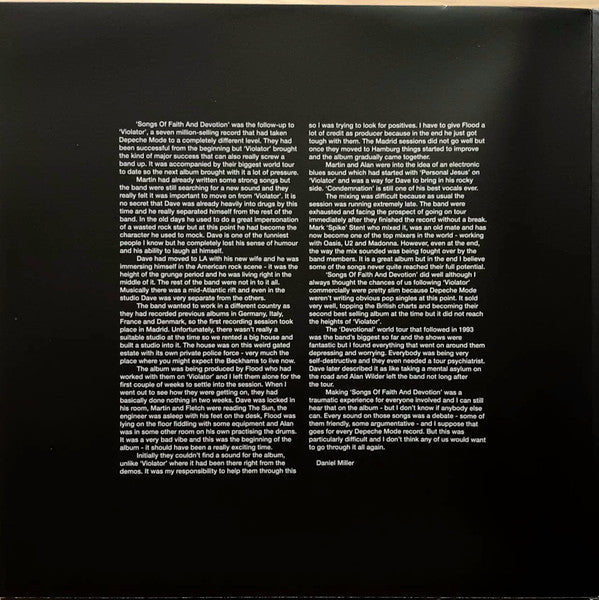 Depeche Mode : Songs Of Faith And Devotion (LP, Album, RE, RM)