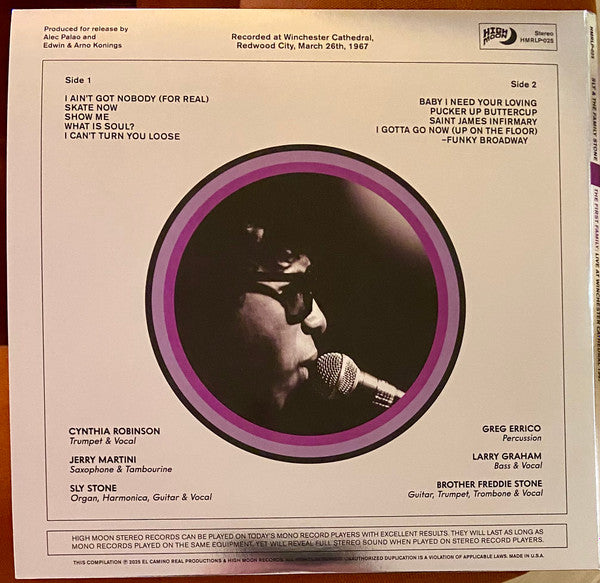 Sly & The Family Stone : The First Family: Live At Winchester Cathedral 1967 (LP, RSD, Dlx, cle)