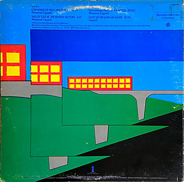 Traffic : On The Road (LP, Album, Gat)