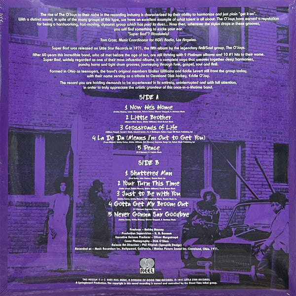 The O'Jays : Super Bad (LP, Album, RSD, Ltd, RE, Pur)